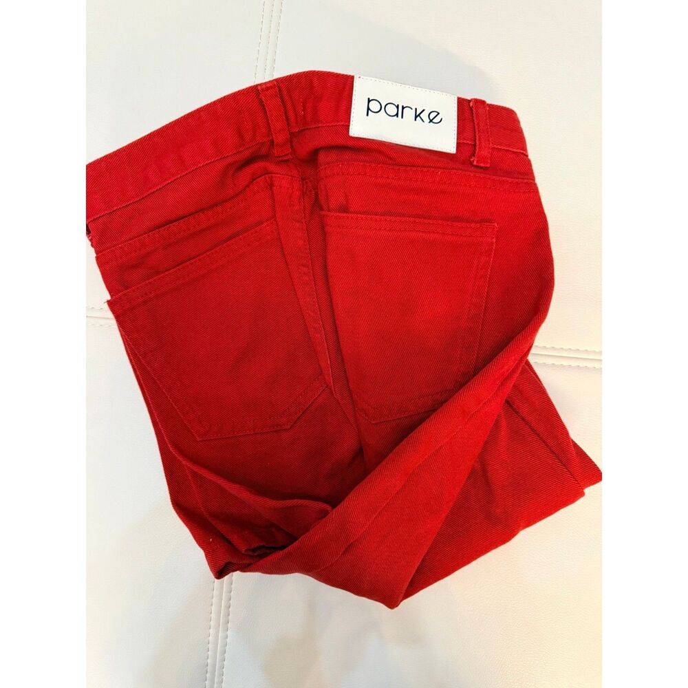 Parke Red Jeans - Size 25